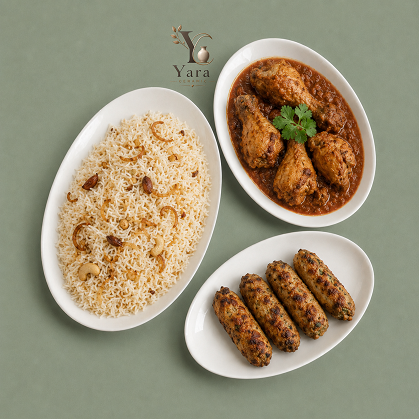 ক্লাসিক সার্ভিং প্লেট কম্বো সেট - Image 2
